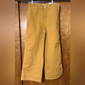 Mustard jeans from Loft